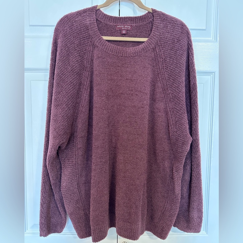 Barefoot Dreams CozyChic Lite Rib Blocked Pullover Sweater